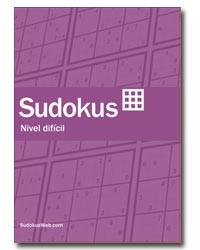 Livro de sudokus de nível difícil