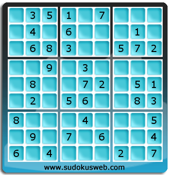 Sudoku von einfacher höhe